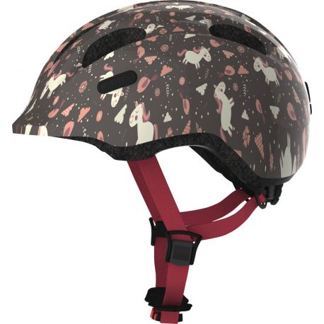 Abus Smiley 2.0 cykelhjelm, rose horse