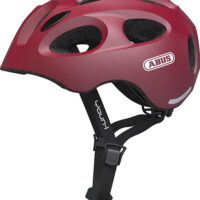 Abus Youn-I Hjelm m. LED lys - Cherry Red