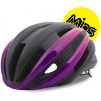 Giro Synthe Mips cykelhjelm, mat sort/lys pink