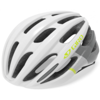 Hvid/citron Giro Saga Cykelhjelm
