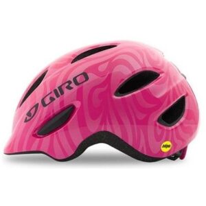 Pink Swirl Giro Scamp MIPS børnehjelm